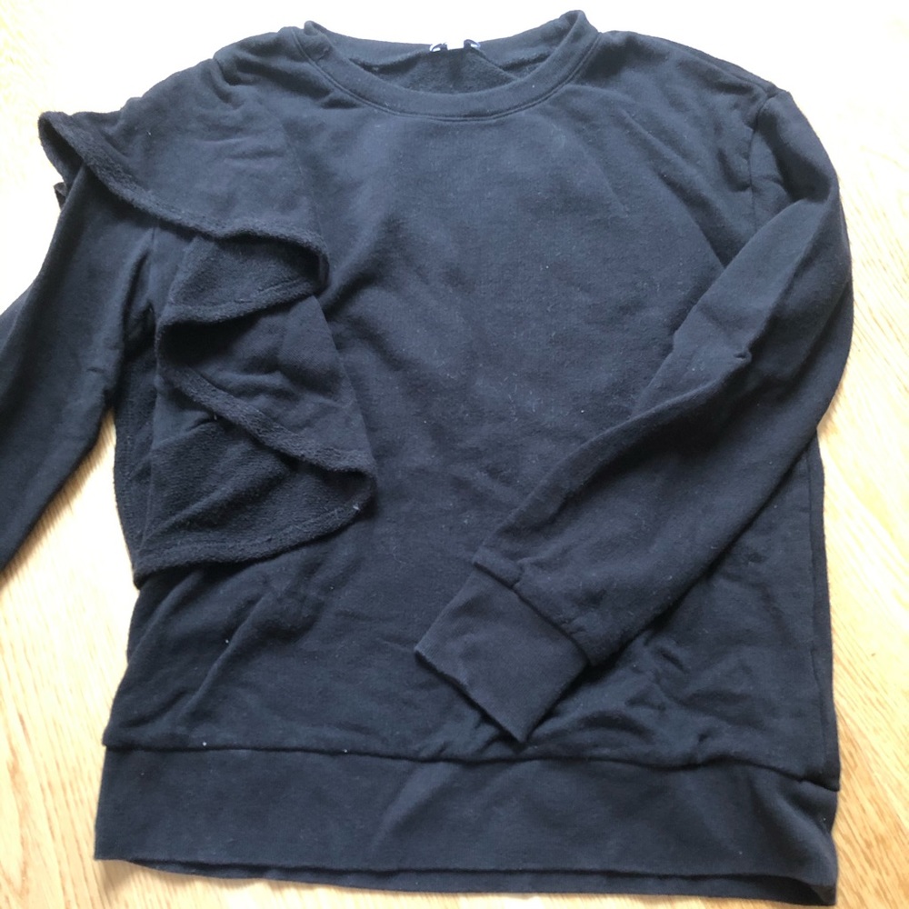 Splendid ruffle sweatshirt